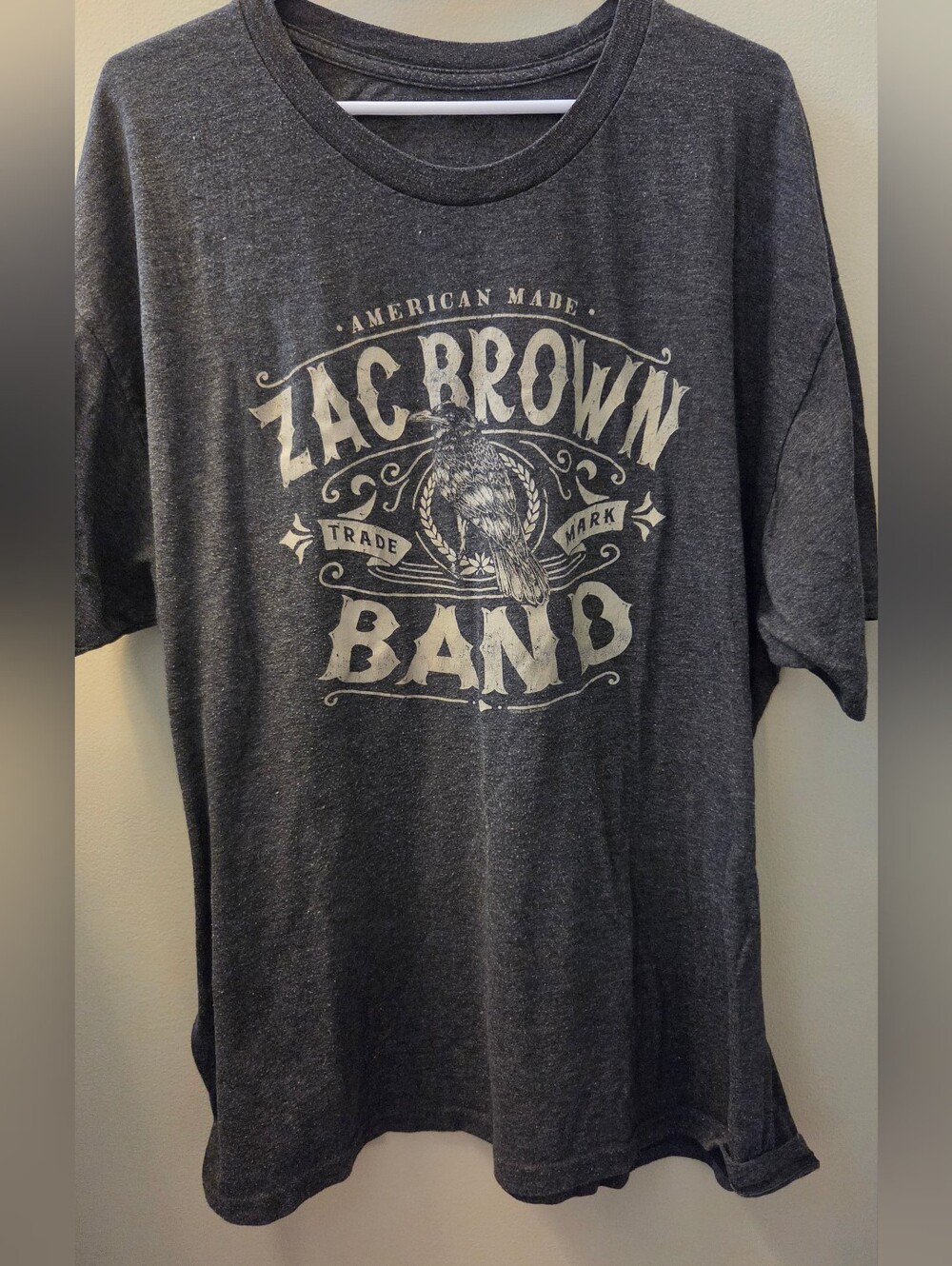 Zac Brown Band Charcoal Graphic Tee XL*